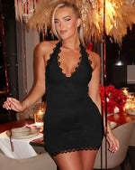 Vestido Corto Lace Me