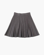 Mini Falda de Lana Plisada Oxford