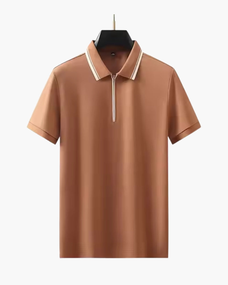 Polo Ridgeway con Cremallera