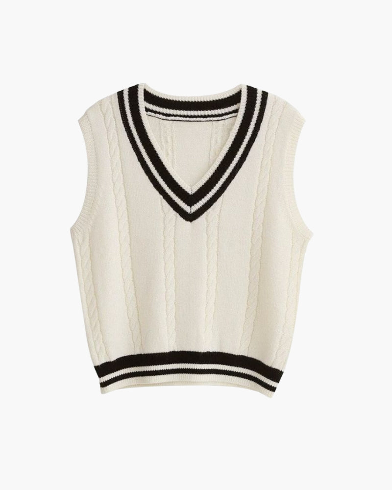Elegante Chaleco de Punto para Mujer