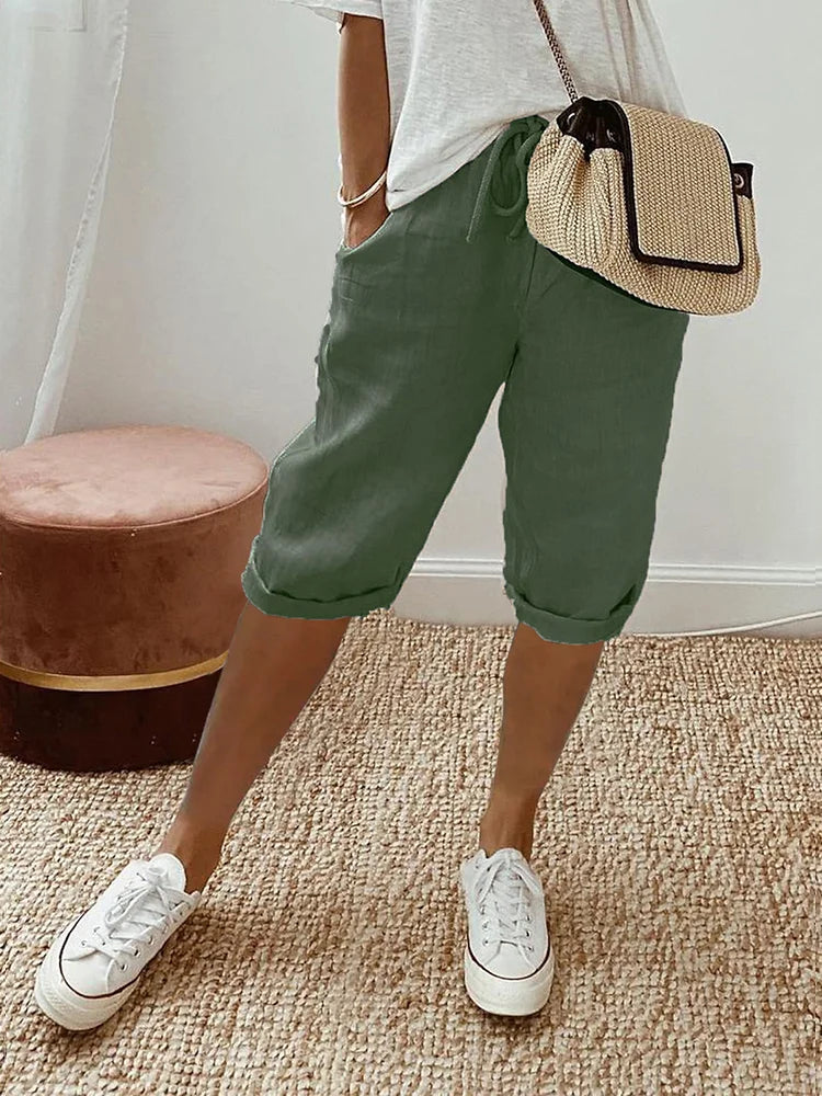 Valeria - Shorts Cómodos de Mujer con Bolsillos