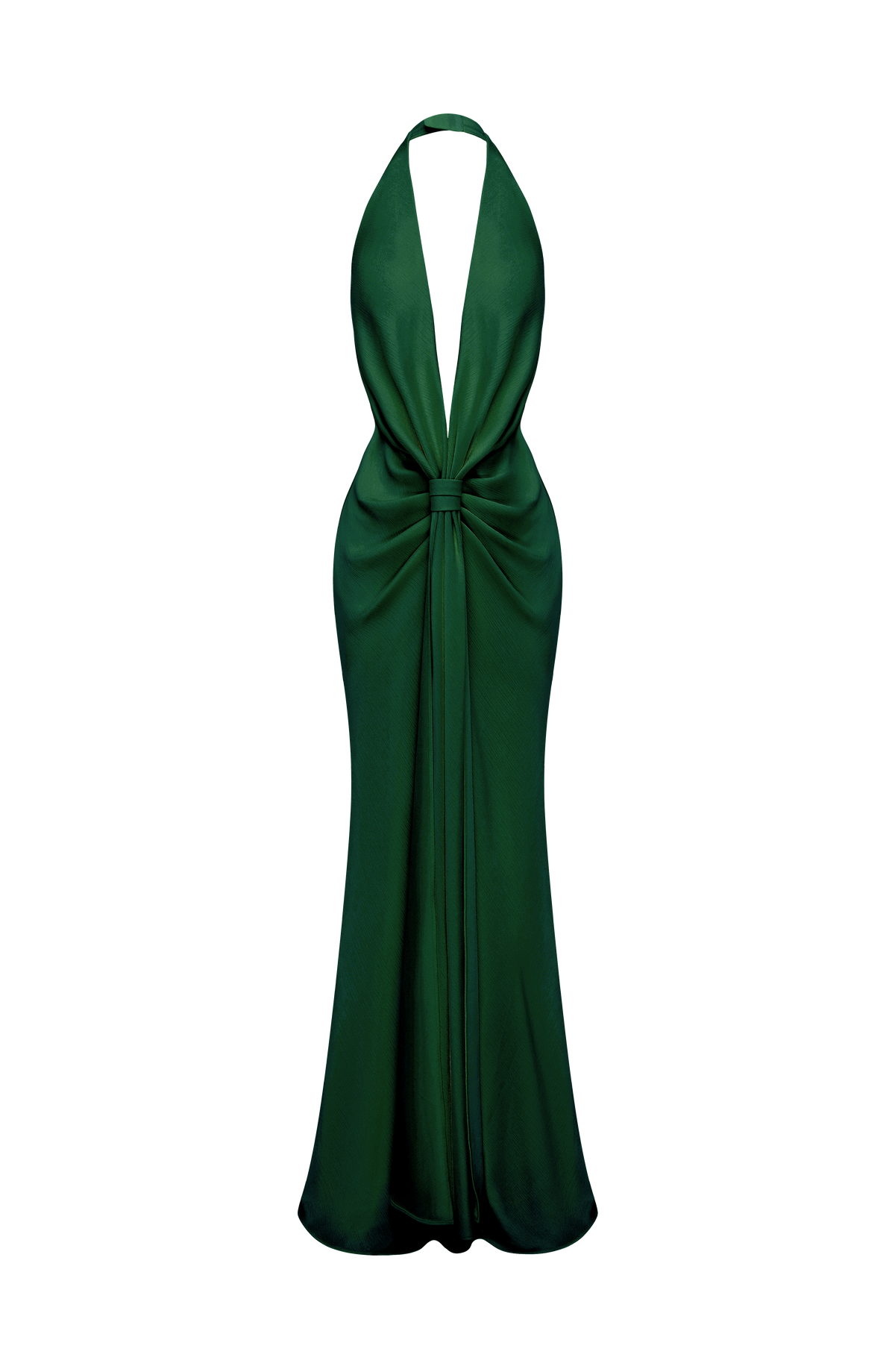 Vestido de gala Linette - verde esmeralda