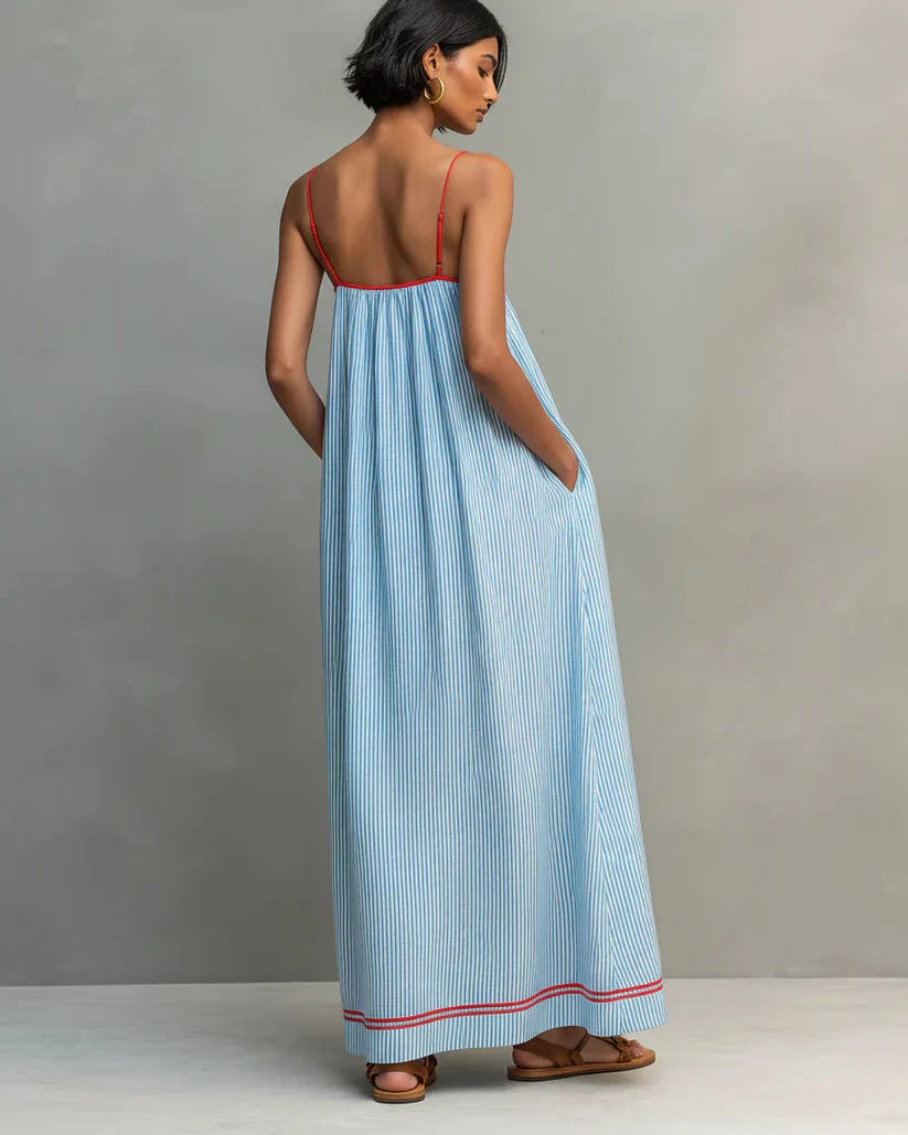 Vestido Largo Elegante sin Mangas