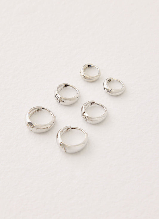 Mischief Hour Earrings - Silver