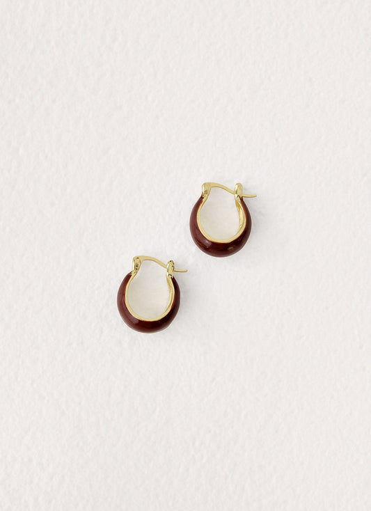 Mocha Dream  Earrings - Brown