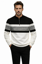 Lucas - Conjunto Casual de Jersey Estampado y Pantalón para Hombre de Valerina Milano