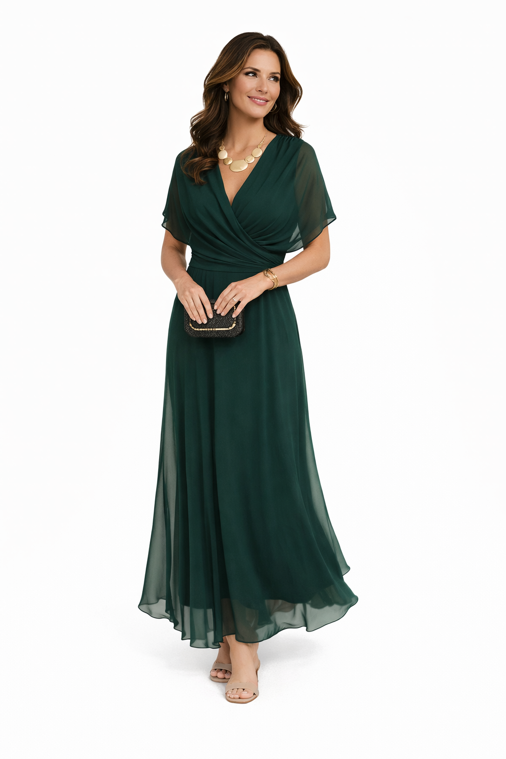 Laura — Vestido Maxi Fluido Elegante