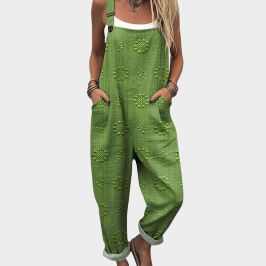 Robe-Salopette Imprimée et Confortable