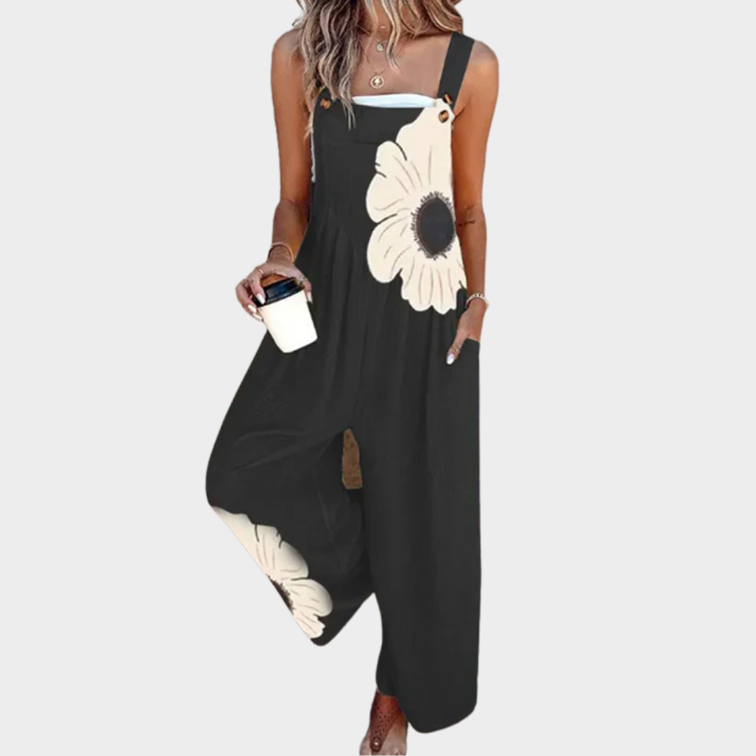 Vestido Peto Estampado y Cómodo