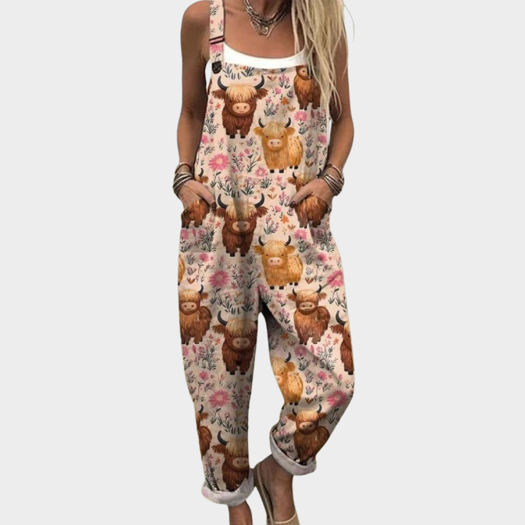 Peto Vestido Estampado Cómodo