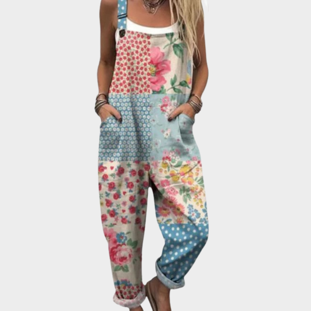 Vestido Peto Estampado y Cómodo