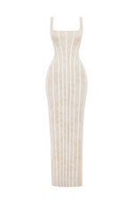 Vestido largo Polina - marfil