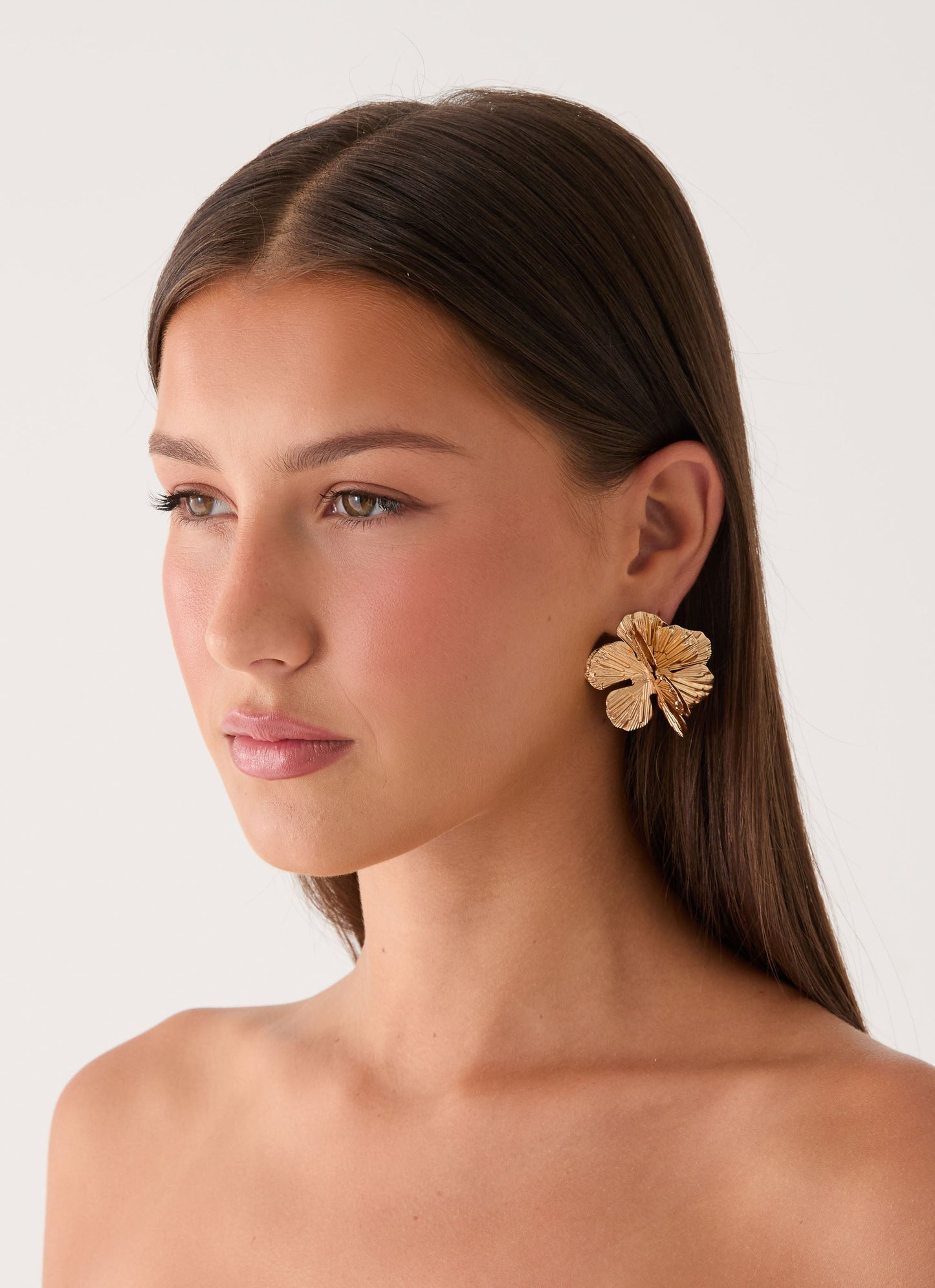 Peachy Dream Earrings - Gold