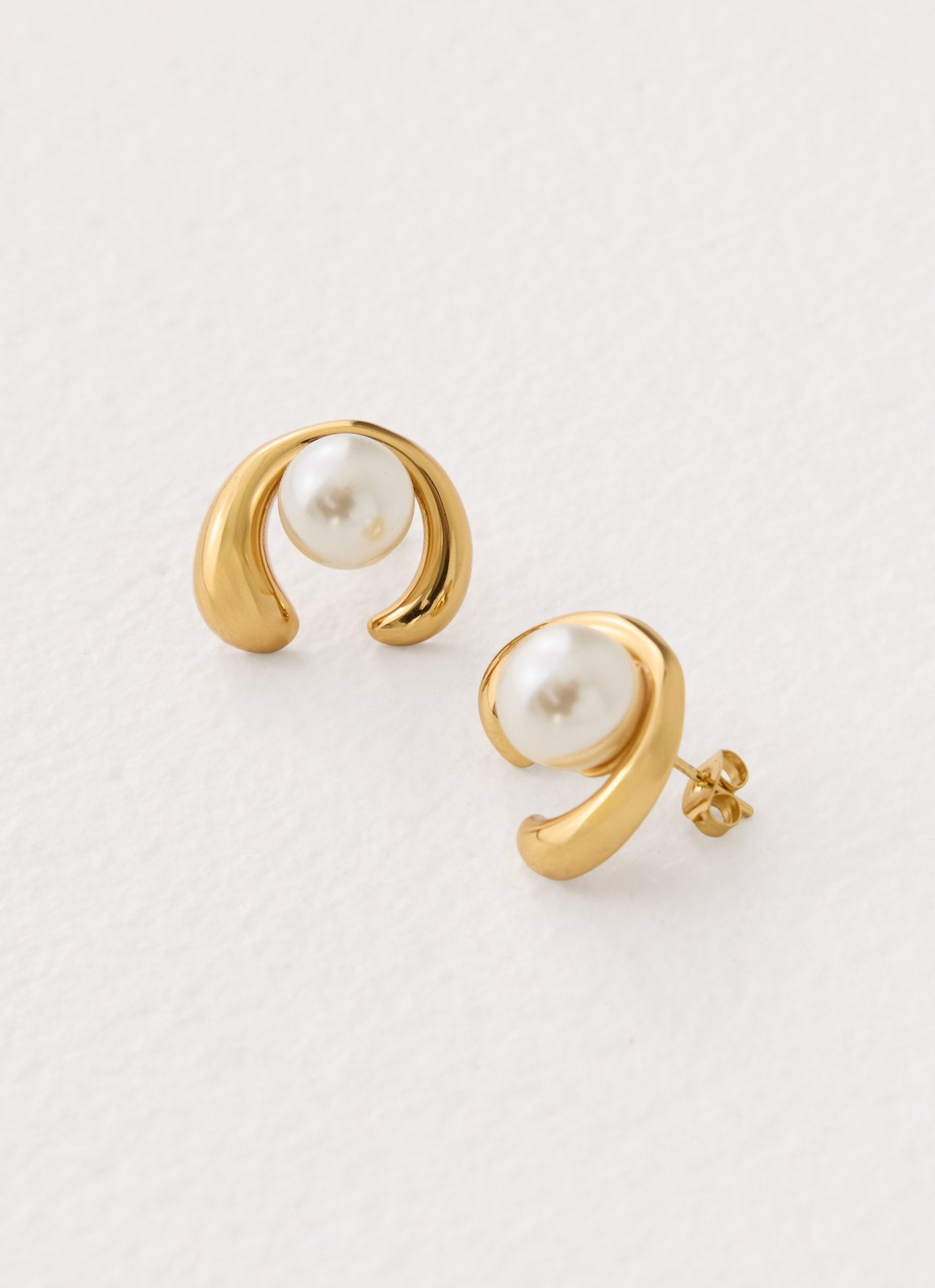 Pearl Promise Earrings - Gold/Pearl