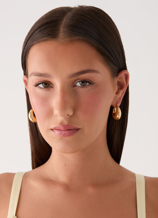 Petal Pop Earrings - Gold