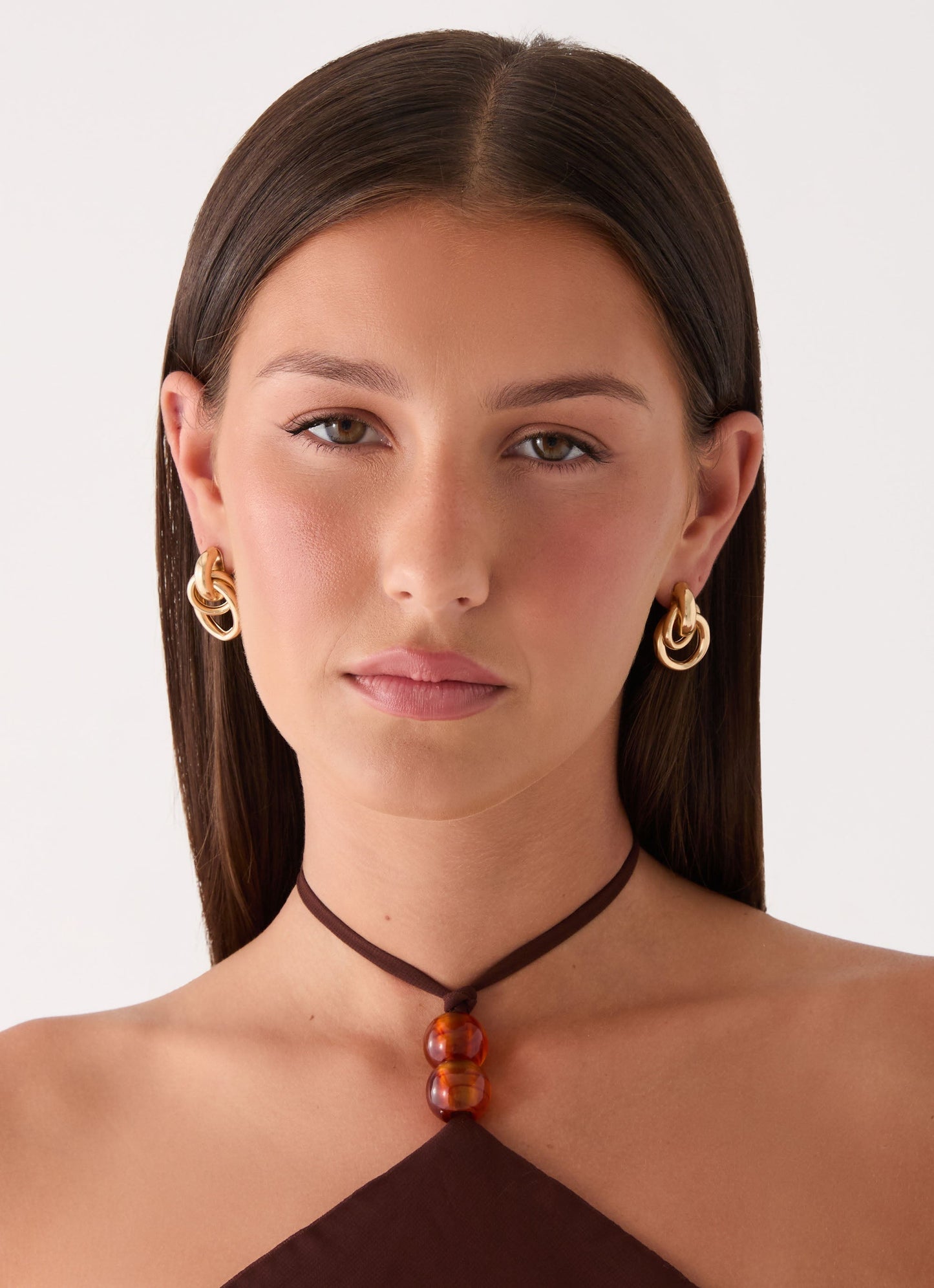 Plus One Earrings - Gold