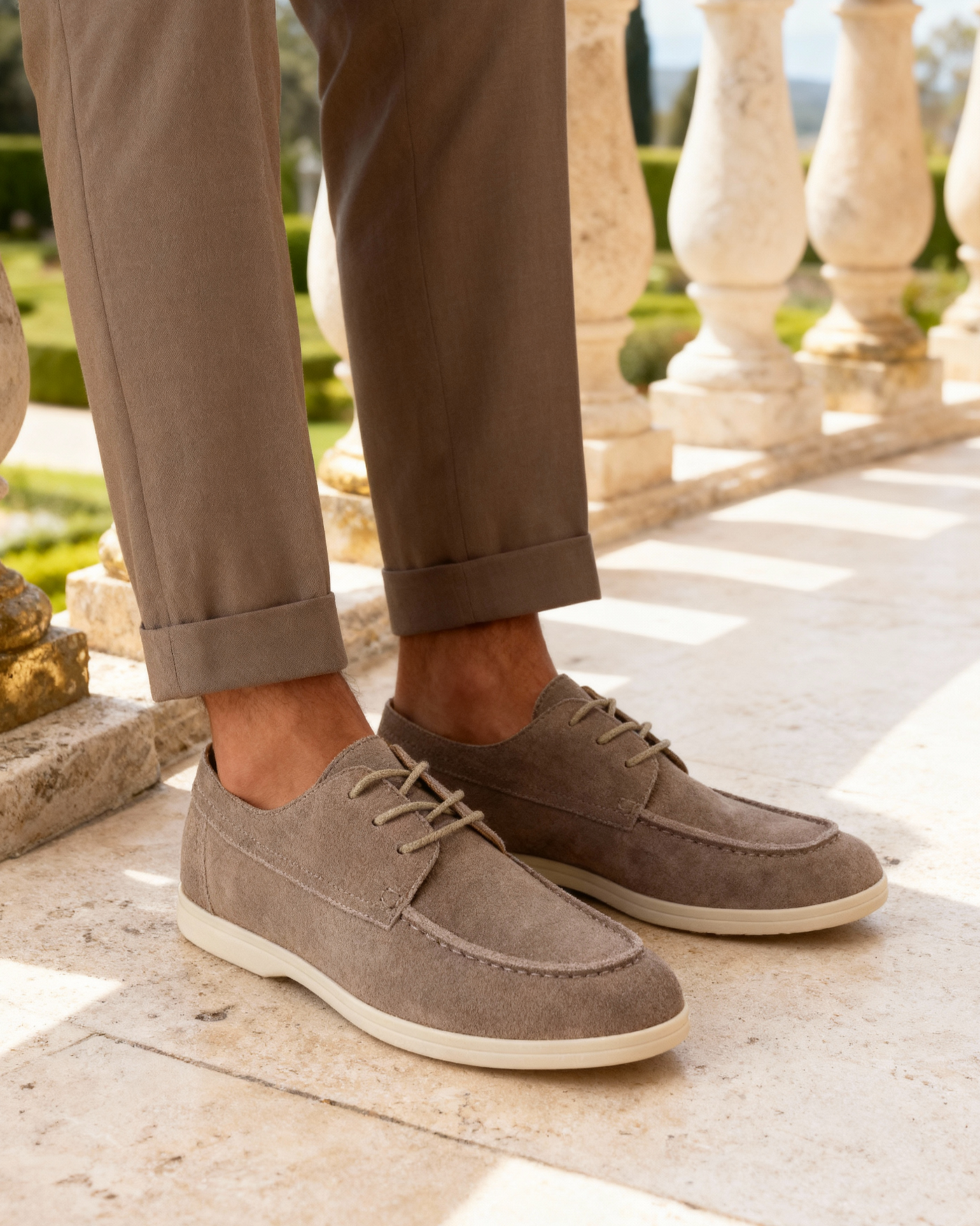 Zapatos de Ante Premium con Cordones