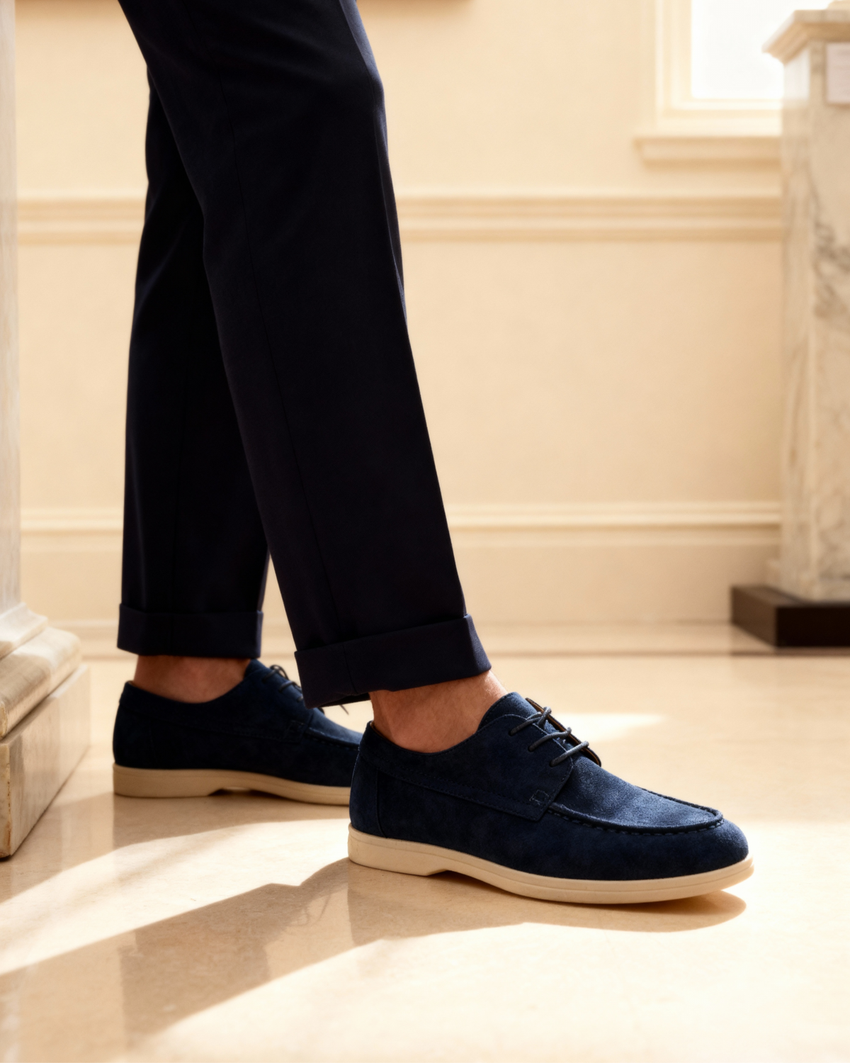 Zapatos de Ante Premium con Cordones