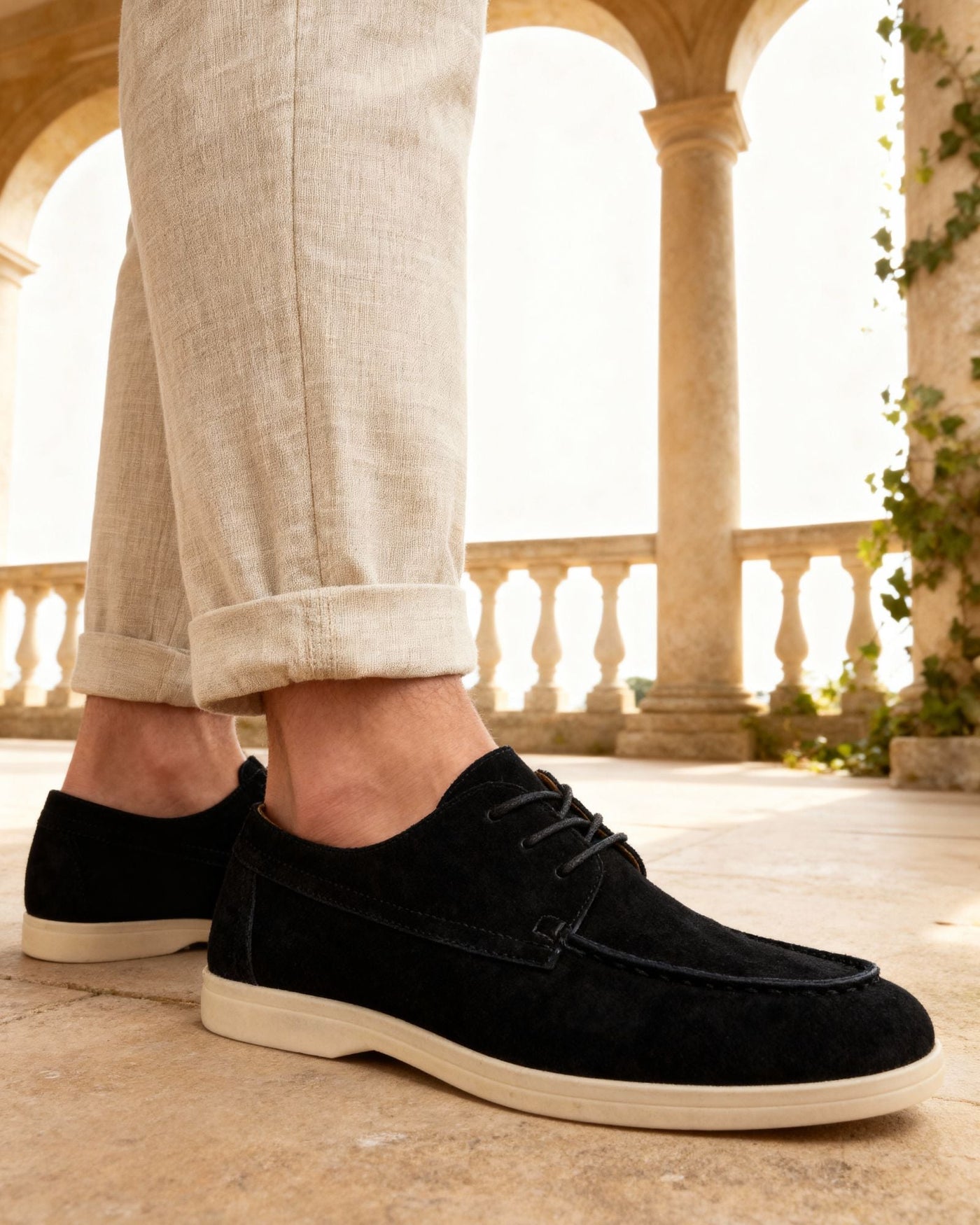 Zapatos de Ante Premium con Cordones