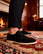 Zapatos de Ante Premium con Cordones