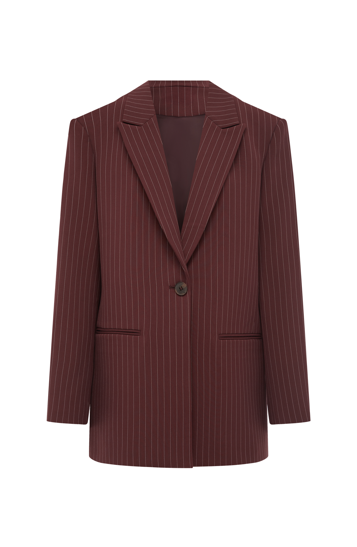 Blazer Reece - burdeos con raya diplomática