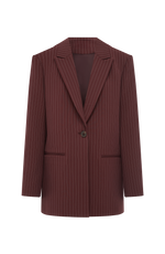Blazer Reece - burdeos con raya diplomática