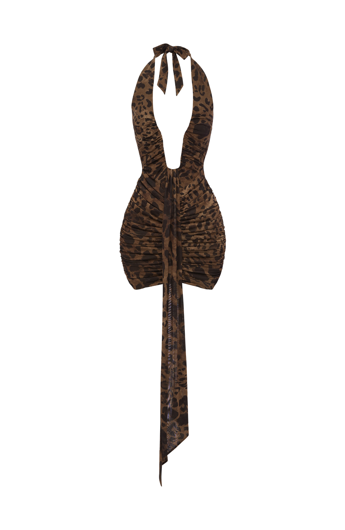 Vestido corto Rosetta - estampado de leopardo