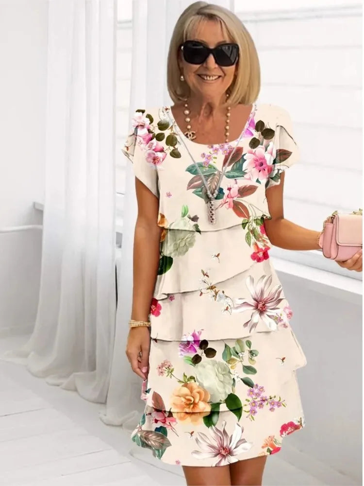 Helena | Vestido de Volantes Elegante y Cómodo