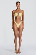 Top bandeau Nuala - amarillo limón