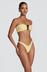 Top bandeau Nuala - amarillo limón