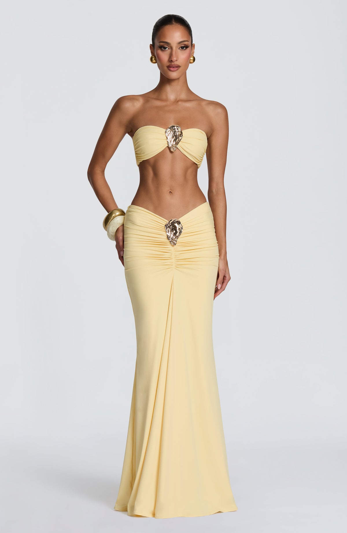 Top bandeau Nuala - amarillo limón