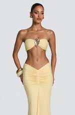 Top bandeau Nuala - amarillo limón