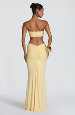 Top bandeau Nuala - amarillo limón