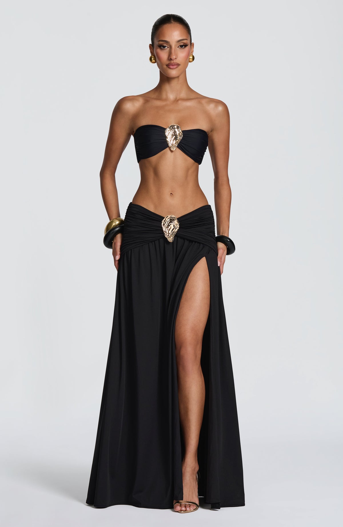 Top bandeau Nuala - negro