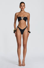 Top bandeau Nuala - negro