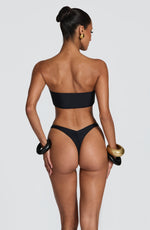 Top bandeau Nuala - negro