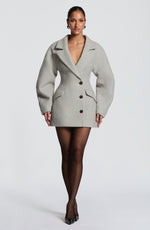 Vestido blazer Dylan - gris claro