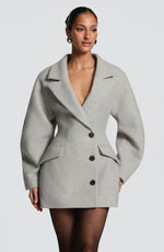 Vestido blazer Dylan - gris claro