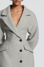 Vestido blazer Dylan - gris claro