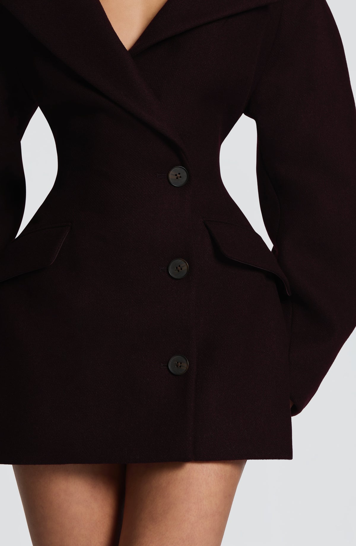 Vestido blazer Dylan - ciruela