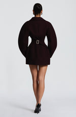 Vestido blazer Dylan - ciruela