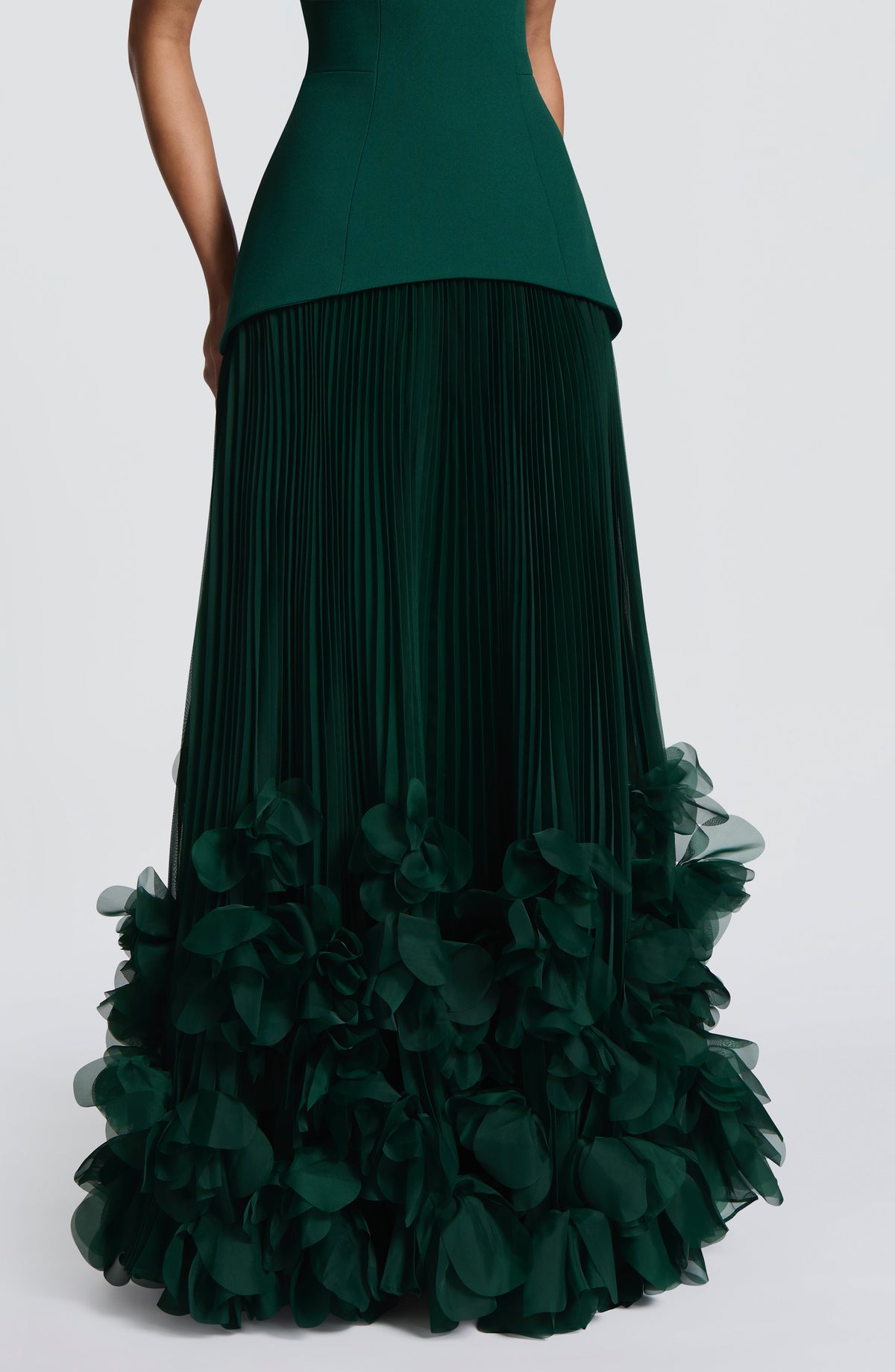 Vestido de gala Seraphina - verde esmeralda
