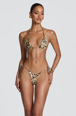 Braguita de bikini Kiki - estampado de leopardo