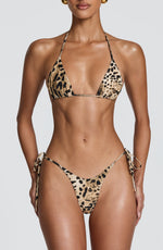 Braguita de bikini Kiki - estampado de leopardo