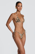Braguita de bikini Kiki - estampado de leopardo
