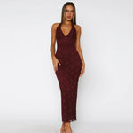 NOVELYA | Vestido Largo Lace Me