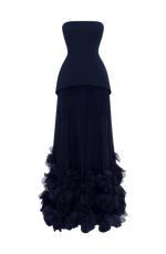 Vestido de gala Seraphina - azul marino