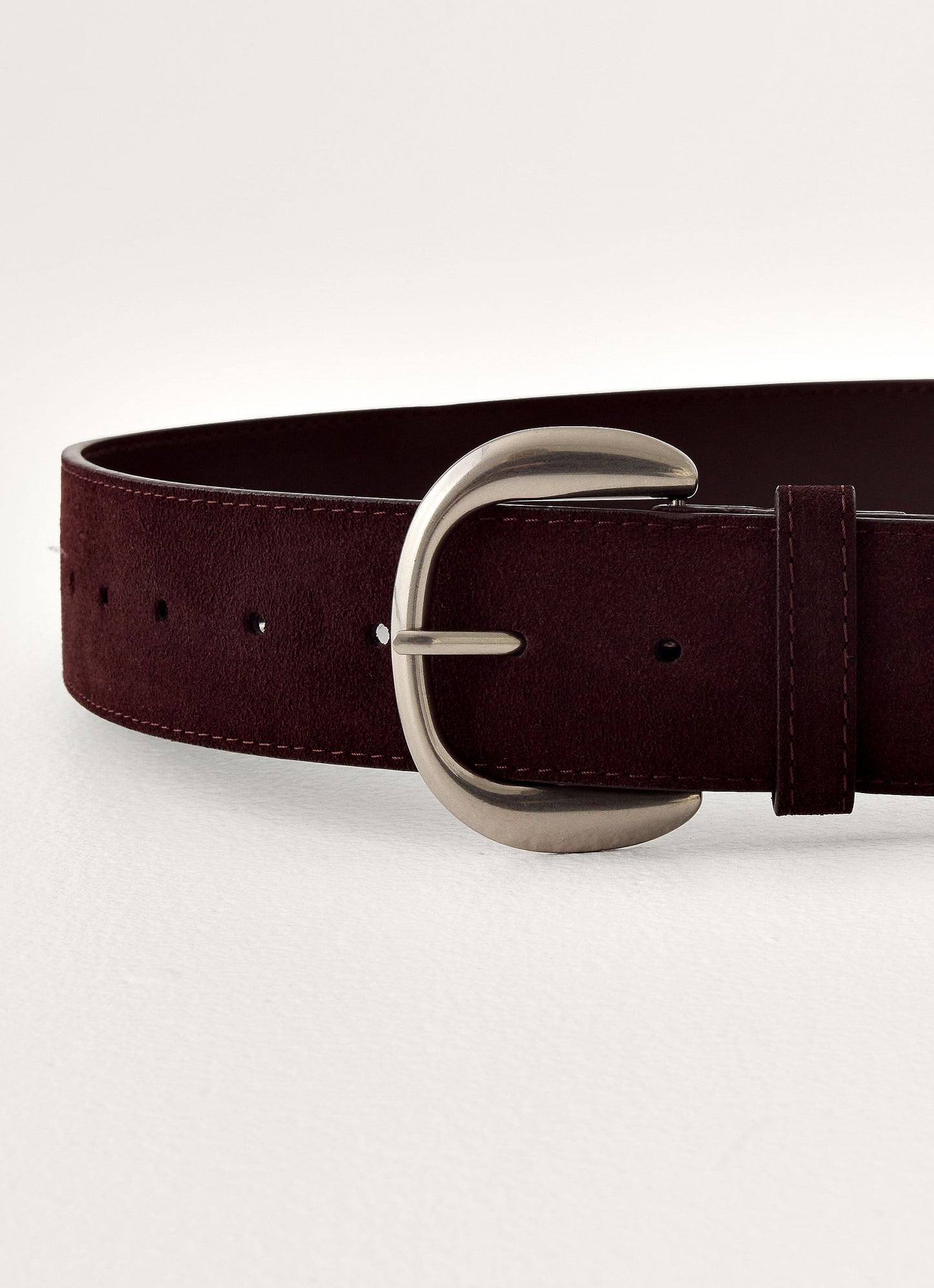 Saddel Muse Belt - Brown/Silver