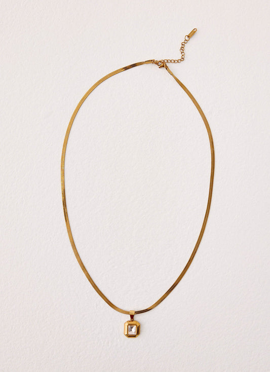 Soiree Charm Necklace - Gold