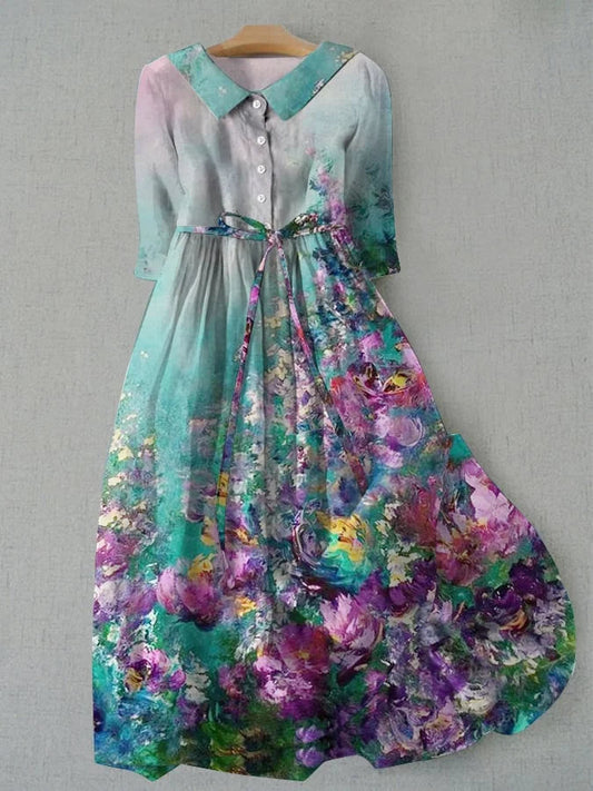 Teresa | Robe Florale Artistique